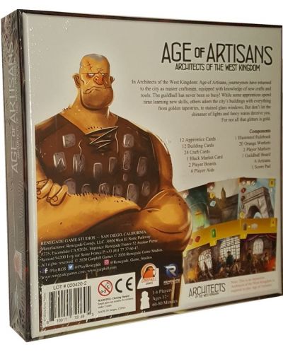Extensie pentru jocul de societate Architects of the West Kingdom - Age of Artisans - 2