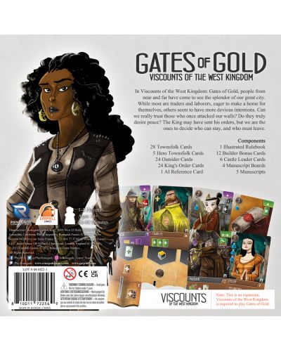 Extensie pentru joc de societate Viscounts of the West Kingdom: Gates of Gold - 2