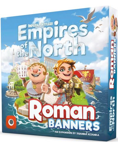 Extensie pentru jocul de societate Imperial Settlers: Empires of the North - Roman Banners - 1