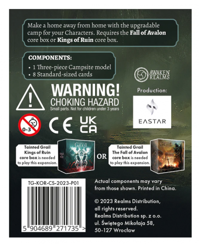 Extensie pentru joc de societate Tainted Grail: The Fall of Avalon - Modular Campsite - 2