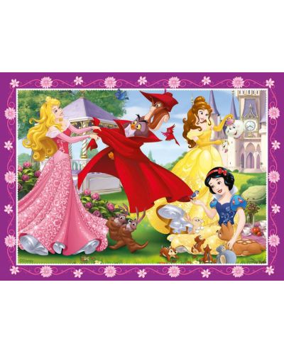 Puzzle-uri Ravensburger 4 de 12+16+20+24 piese - Printese Disney  - 2