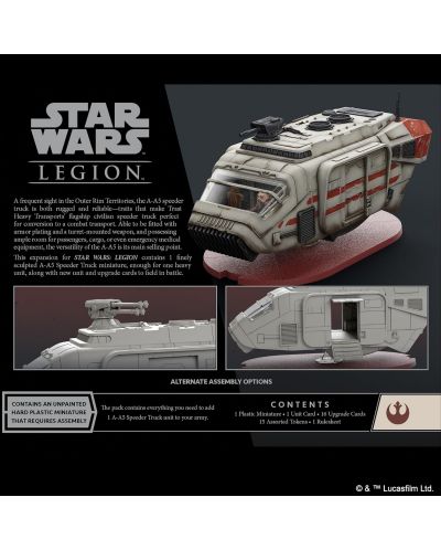 Extensie pentru joc de societate Star Wars: Legion - A-A5 Speeder Truck - 2