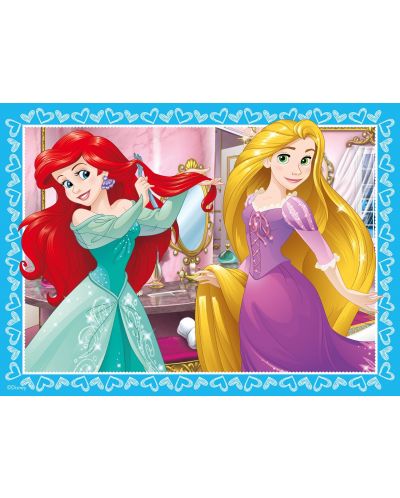 Puzzle-uri Ravensburger 4 de 12+16+20+24 piese - Printese Disney  - 3