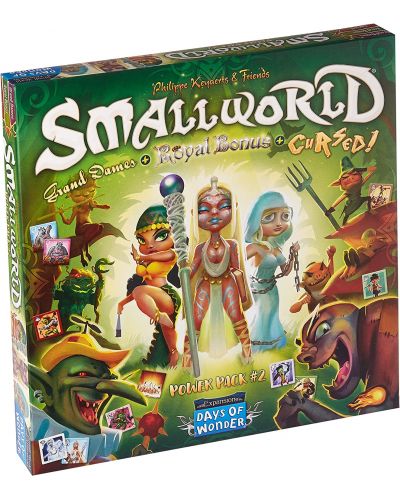Expansiunea pentru joc de societate Small World Race Collection: Cursed, Grand Dames & Royal Bonus - 1