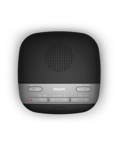 Boxa radio с часовник Philips - TAR3505/12, negru/gri - 3