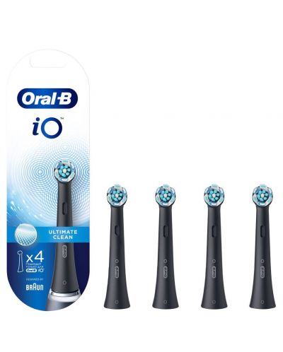 Capete de înlocuire Oral-B - iO Ultimate Clean, 4 buc, negru - 2