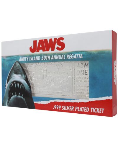 Replica FaNaTtik Movies: Jaws - Annual Regatta Ticket (Silver Plated) (Limited Edition) - 3
