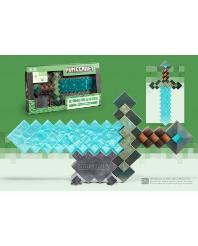 Replica The Noble Collection Games: Minecraft - Diamond Sword - 5