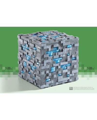 Replica The Noble Collection Games: Minecraft - Illuminating Diamond Ore - 4