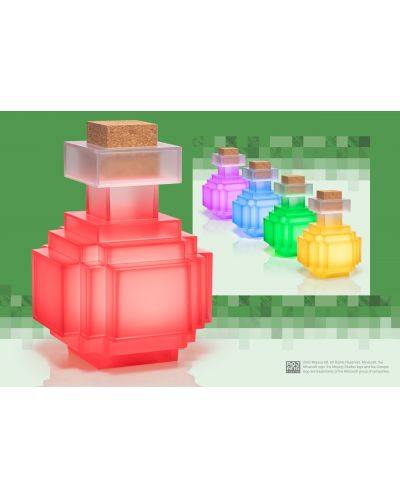 Replica The Noble Collection Games: Minecraft - Illuminating Potion Bottle - 3