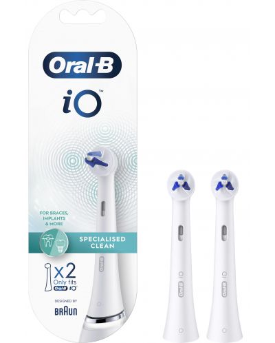 Capete de schimb Oral-B - iO Specialised Clean, 2 buc, alb - 2