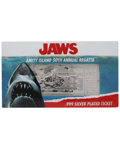 Replica FaNaTtik Movies: Jaws - Annual Regatta Ticket (Silver Plated) (Limited Edition) - 4