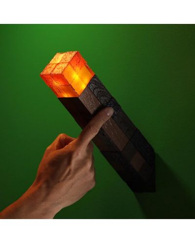 Replica The Noble Collection Games: Minecraft - Illuminating Torch - 8
