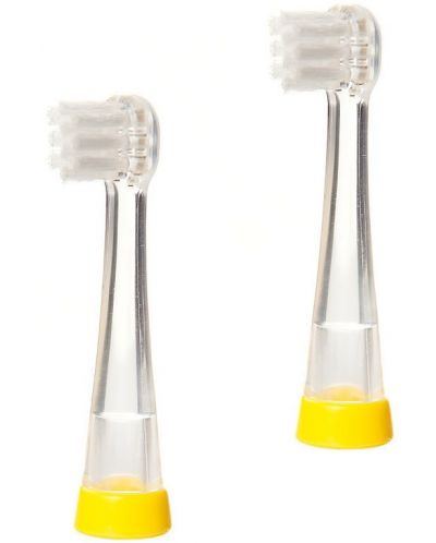 Sfaturi de înlocuire pentru periuța de dinți Brush Baby - Sonic, 0-18 luni, 2 bucăți - 2
