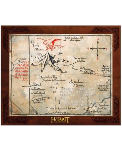 Replica The Noble Collection Movies: The Hobbit - Map of Thorin Oakenshield - 1