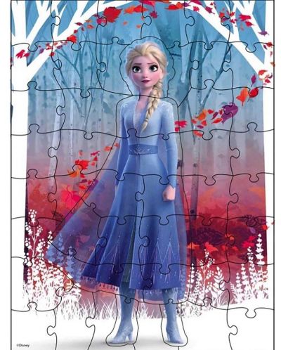 Puzzle in relief Spin Master Cardinal - Frozen II, 48 piese, sortiment - 2