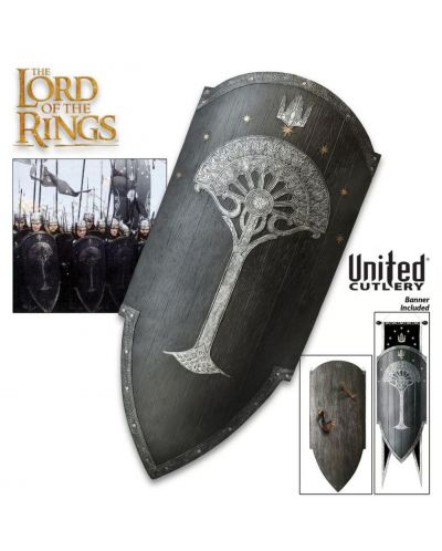 Replică United Cutlery Movies: The Lord of the Rings - War Shield of Gondor, 113 cm - 4