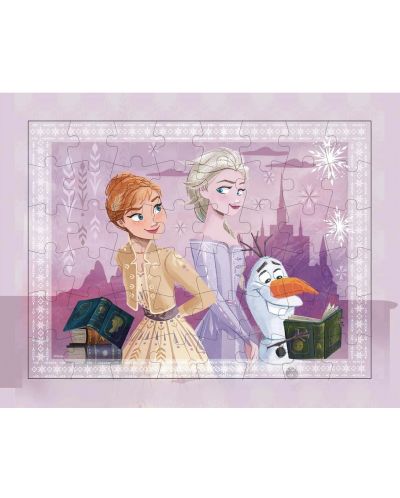 Puzzle in relief Spin Master Cardinal - Frozen II, 3 x 48 piese - 2