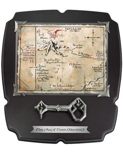 Replica The Noble Collection Movies: The Hobbit - Map & Key of Thorin Oakenshield - 1
