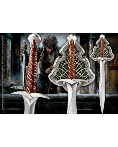 Replica The Noble Collection Movies: The Hobbit - The Sting Sword of Bilbo Baggins, 56 cm - 3