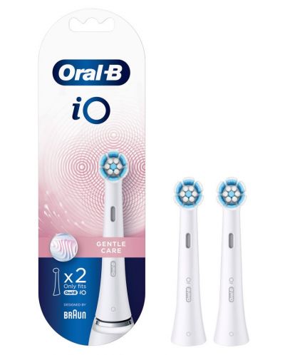 Capete de schimb Oral-B - iO Gentle Care, 2 buc, alb - 1