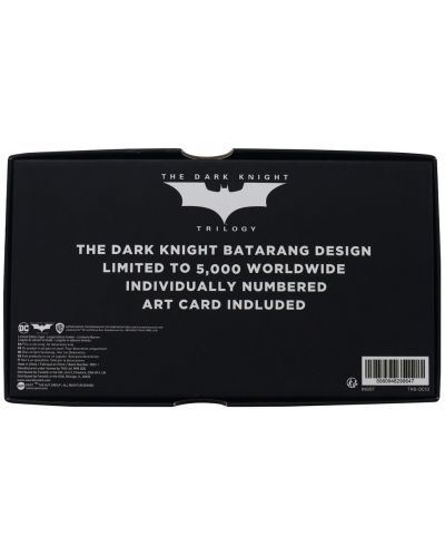 Replica FaNaTtik DC Comics: Batman - Batarang (The Dark Knight Trilogy) (Limited Edition), 18 cm - 6