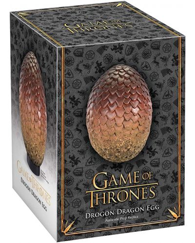 Replica The Noble Collection Television: Game of Thrones - Dragon Egg (Drogon), 20 cm - 2