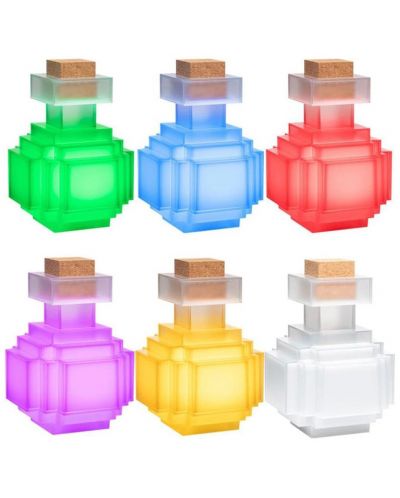 Replica The Noble Collection Games: Minecraft - Illuminating Potion Bottle - 2