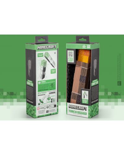 Replica The Noble Collection Games: Minecraft - Illuminating Torch - 4