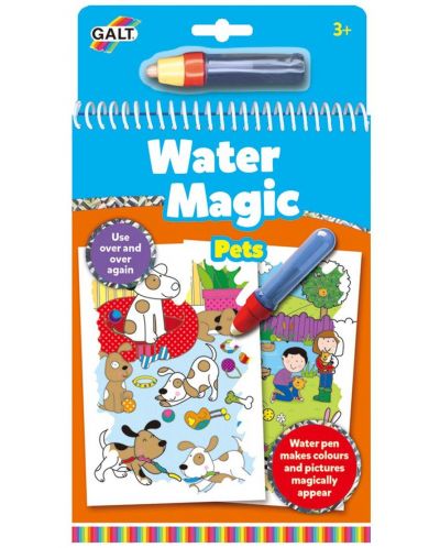 Carte magica de de desenat cu apa Galt - Animale de companie - 1