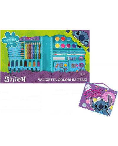 Set de pictură Disney - Stitch, 52 articole - 2