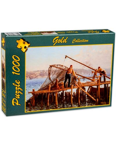 Puzzle Gold Puzzle de 1000 piese - Pescarii trag captura - 1