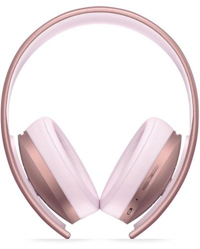 Casti gaming - Gold Wireless Headset, Rose Gold, 7.1,  roz - 5