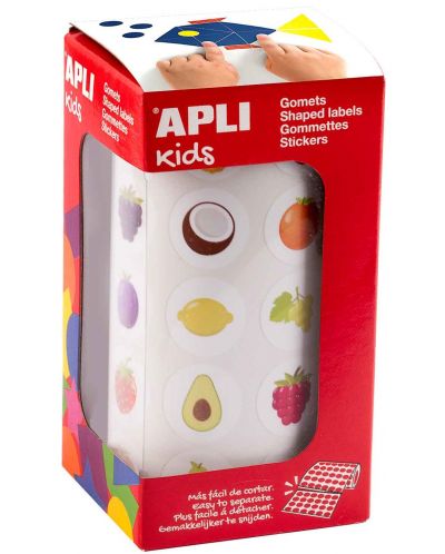 Rolă de autocolante  Apli Kids - Fructe - 1