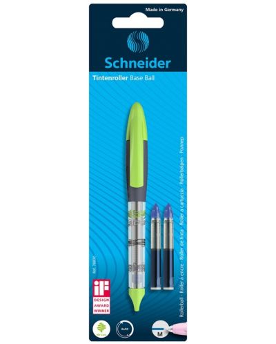 Roller Schneider Base Ball - M, cu cerneală de rezervă, asortiment - 1