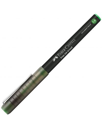Roller  Faber-Castell Free Ink - 1.5 mm, verde deschis - 3