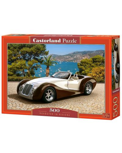 Puzzle Castorland de 500 piese - Roadster in Riviera - 1
