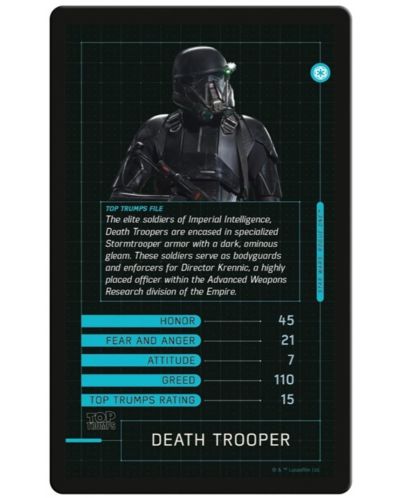 Joc cu carti Top Trumps - Star Wars Rogue One - 2