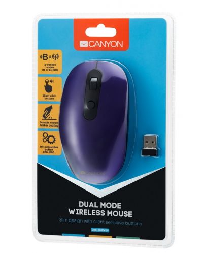 Mouse Canyon - CNS-CMSW09V, optic, wireless, Violet - 4