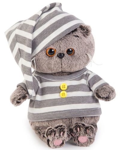 【BBB077】20cmブディーバーサ(Budi Basa) basikbaby Jucarie de plus Budi Basa - Kitty Basik baby cu pijama, 20 cm