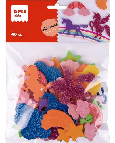 Apli Kids - Unicorns, 40 de bucăți - 1