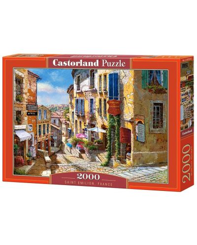 Puzzle Castorland de 2000 piese - Sen Emilion, Franta - 1