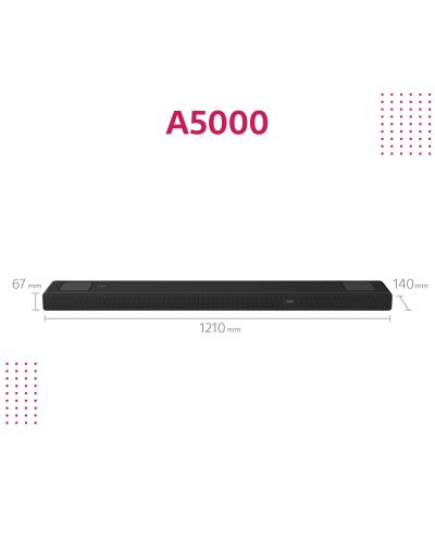 Soundbar Sony - HTA5000, negru - 4