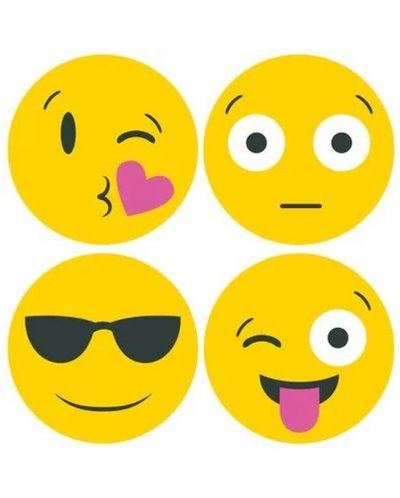 Note lipicioase autoadezive Post-it - Emojis, 4 modele de emoticon, 60 de coli - 2