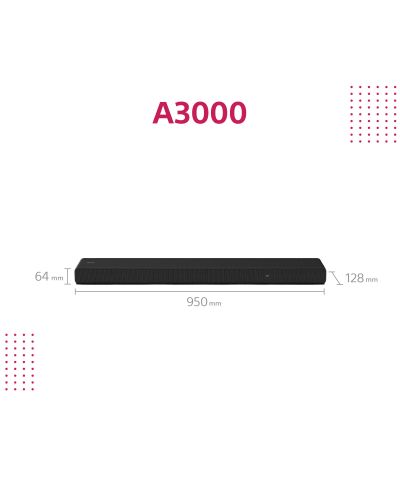 Soundbar Sony - HTA3000, negru - 4