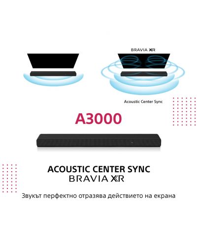 Soundbar Sony - HTA3000, negru - 6