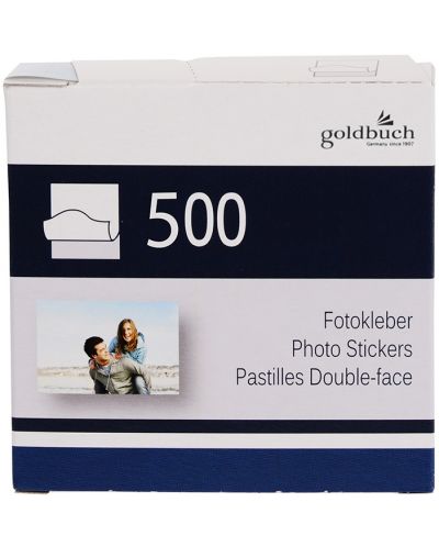 Autocolante autoadezive pentru fotografii Goldbuch - 500 buc, 9 x 9 cm - 1