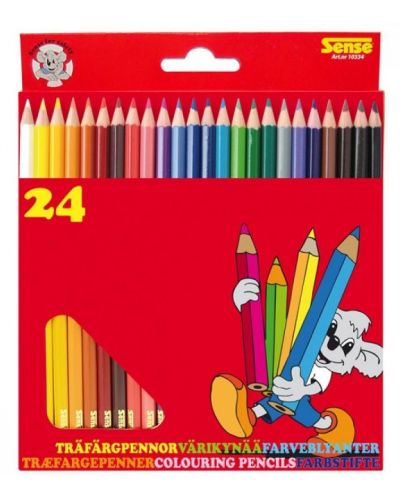 Creioane colorate Sense – 24 bucati - 1