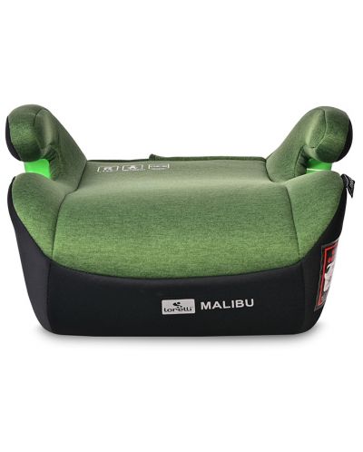 Înălțător auto Lorelli - Malibu, IsoFix, i-Size, 125-150 cm, verde - 2