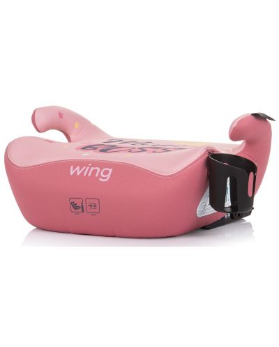 Inaltator scaun auto Chipolino - Wing, i-Size, IsoFix, 125-150 cm, Pink - 2